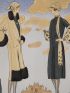 WORTH : Rendez-vous Villa Gori. Robe et manteau de Worth (pl.66, La Gazette du Bon ton, 1924-1925 n°9) - First edition - Edition-Originale.com