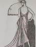 WORTH : Une robe du soir de Worth (pl.39, La Gazette du Bon ton, 1920 n°5) - Erste Ausgabe - Edition-Originale.com