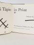 WYE : Tapies in print - Signed book, First edition - Edition-Originale.com