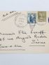 YOURCENAR : Lettre autographe signée au peintre Elie Grekoff : 