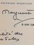 YOURCENAR : Nouvelles orientales - Autographe - Edition-Originale.com