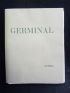 ZOLA : Germinal - Signed book, First edition - Edition-Originale.com