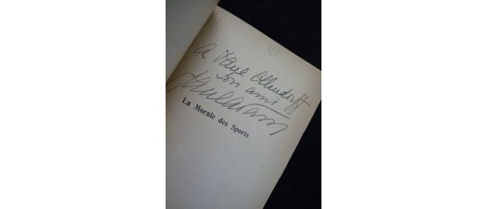 ADAM : La morale des sports - Libro autografato, Prima edizione - Edition-Originale.com
