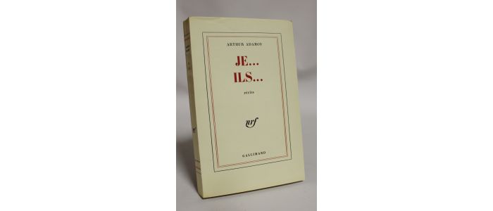 ADAMOV : Je... Ils... - First edition - Edition-Originale.com