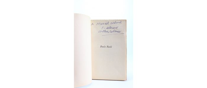 ADAMOV : Paolo Paoli - Signed book, First edition - Edition-Originale.com