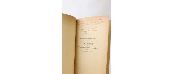 ADER : Les vérités sur l'utilisation de l'aviation militaire avant et pendant la guerre - Signed book, First edition - Edition-Originale.com