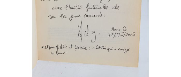 A.D.G. : Le grand sud - Libro autografato, Prima edizione - Edition-Originale.com