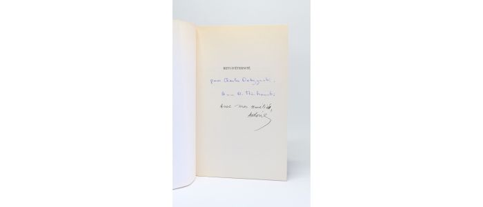 ADONIS & ABU L ALA AL-MA'ARRI : Rets d'éternité - Autographe, Edition Originale - Edition-Originale.com