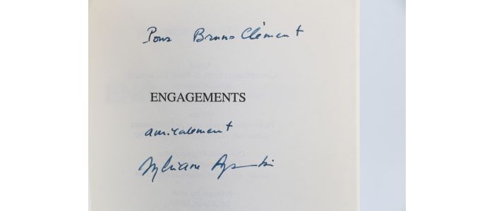 AGACINSKI : Engagements - Libro autografato, Prima edizione - Edition-Originale.com
