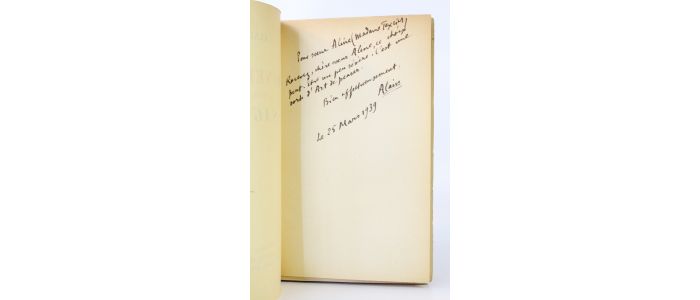 ALAIN : Minerve ou de la sagesse - Libro autografato, Prima edizione - Edition-Originale.com
