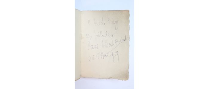 ALBERT-BIROT : Poèmes quotidiens composés en 1917-1918 - Autographe, Edition Originale - Edition-Originale.com