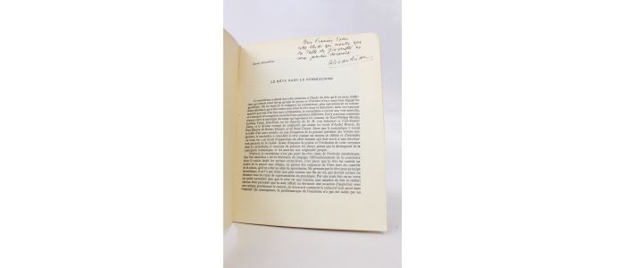 ALEXANDRIAN : Le rêve dans le surréalisme - Signed book, First edition - Edition-Originale.com