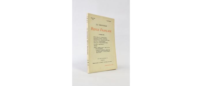 ALIBERT : A André Chénier in La Nouvelle Revue française n°8 de l'année 1909 - First edition - Edition-Originale.com