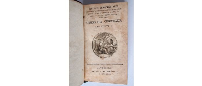 ALIX : Observata chirurgica - First edition - Edition-Originale.com