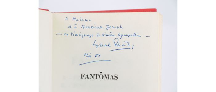 ALLAIN : Fantômas - Juve contre Fantômas - Autographe, Edition Originale - Edition-Originale.com