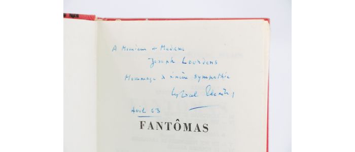 ALLAIN : La livrée du crime - La mort de Juve - Signed book, First edition - Edition-Originale.com