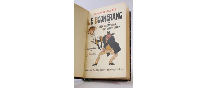 ALLAIS : Le boomerang ou rien n'est mal qui finit bien - Edition Originale - Edition-Originale.com