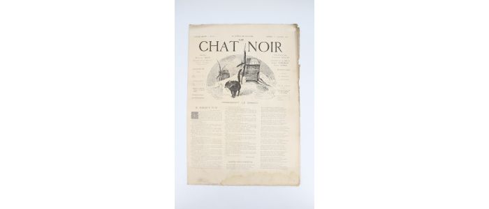 ALLAIS : Le Chat noir N°260 de la sixième année du samedi 1er Janvier 1887 - Erste Ausgabe - Edition-Originale.com