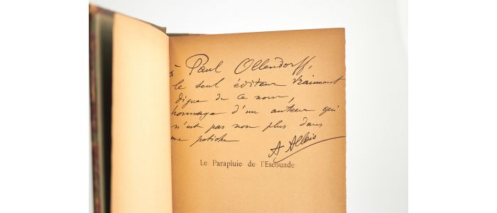 ALLAIS : Le parapluie de l'escouade - Signed book, First edition - Edition-Originale.com