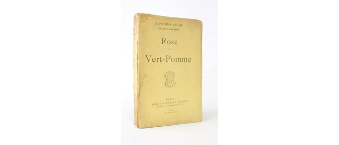 ALLAIS : Rose et vert-pomme - Erste Ausgabe - Edition-Originale.com