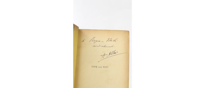 ALLAIS : Vive la vie !  - Signed book, First edition - Edition-Originale.com