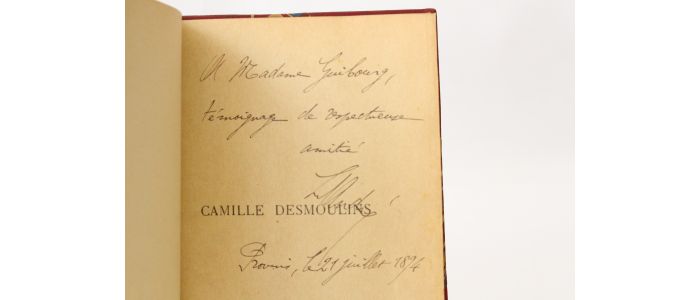 ANDRE : Camille Desmoulins - Libro autografato, Prima edizione - Edition-Originale.com
