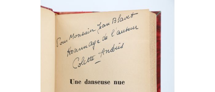 ANDRIS : Une danseuse nue - Signed book, First edition - Edition-Originale.com