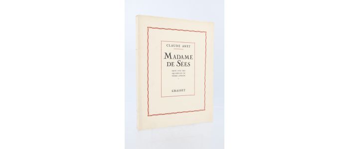 ANET : Madame de Sées - Prima edizione - Edition-Originale.com