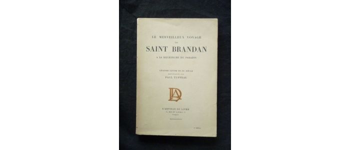 ANONYME : Le merveilleux voyage de Saint Brandan à la recherche du paradis - Edition-Originale.com