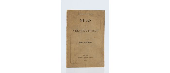 ANONYME : Milan et ses environs - First edition - Edition-Originale.com