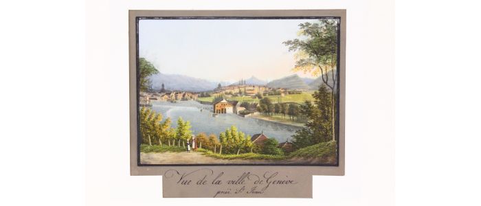 ANONYME : Vue de la ville de Genève - Prima edizione - Edition-Originale.com
