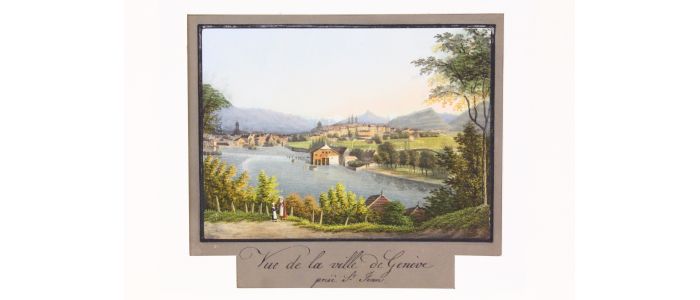 ANONYME : Vue de la ville de Genève - Edition Originale - Edition-Originale.com