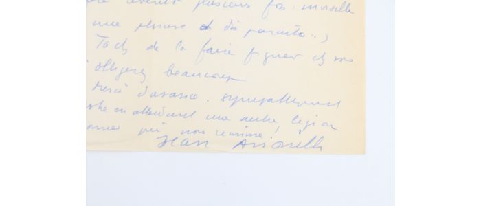 ANOUILH : Lettre autographe signée adressée à Carlo Rim - Autographe, Edition Originale - Edition-Originale.com