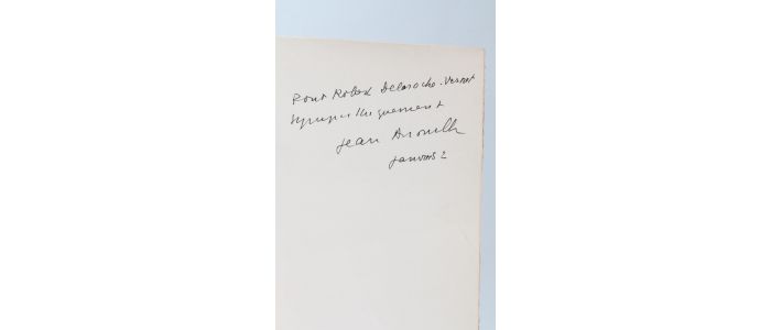 ANOUILH : Pièces brillantes - Signed book, First edition - Edition-Originale.com