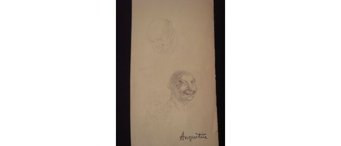 Portraits 2 - Crayon sur papier - Signed book, First edition - Edition-Originale.com