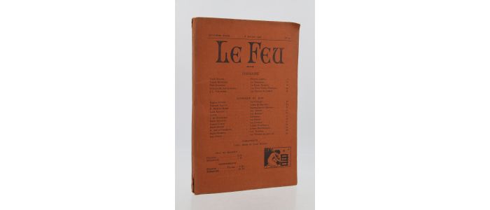 APOLLINAIRE : Les trois vertus plastiques - In Le Feu N° 39 de la IVème année - First edition - Edition-Originale.com