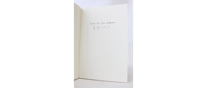 ARAGON : Ecrits sur l'art moderne - Signed book, First edition - Edition-Originale.com