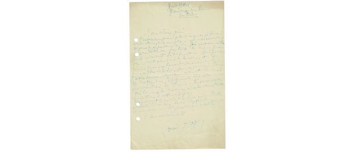 ARAGON : Lettre autographe signée - Signiert, Erste Ausgabe - Edition-Originale.com