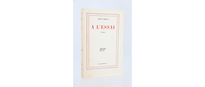 AREGA : A l'essai - First edition - Edition-Originale.com