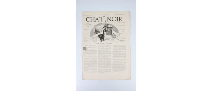 METENIER : Le Chat noir N°195 de la quatrième année du samedi 3 octobre 1885 - First edition - Edition-Originale.com