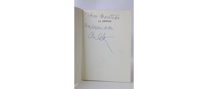 ARLETTY : La défense - Signed book, First edition - Edition-Originale.com