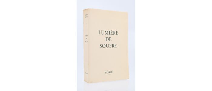 ARNAUD : Lumière de soufre - Edition Originale - Edition-Originale.com