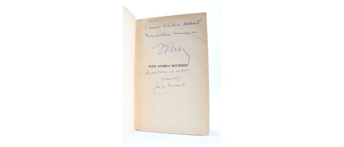 ARNAUD : Pour Djamila Bouhired  - Libro autografato, Prima edizione - Edition-Originale.com