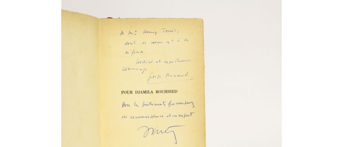 ARNAUD : Pour Djamila Bouhired  - Signed book, First edition - Edition-Originale.com