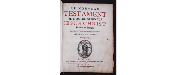 ARNAULD : [Bible] Le nouveau Testament de nostre seigneur Jesus-Christ - Prima edizione - Edition-Originale.com
