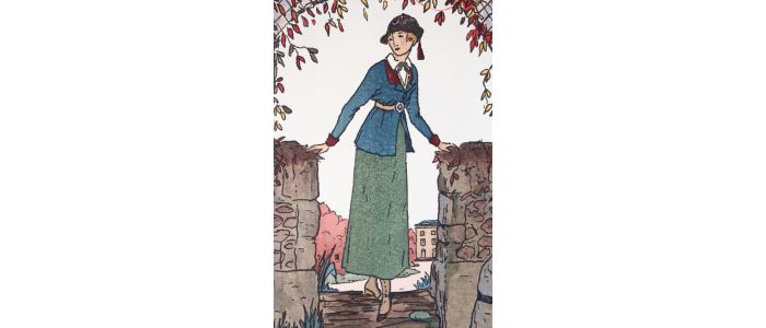 Puis-je entrer ? Costume de chasse (pl.2, La Gazette du Bon ton, 1913 n°11) - Prima edizione - Edition-Originale.com