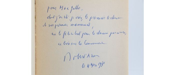 ARON : Le socialisme français face au marxisme - Libro autografato, Prima edizione - Edition-Originale.com