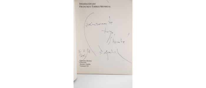 ARRABAL : En entierro de la sardina - Libro autografato - Edition-Originale.com