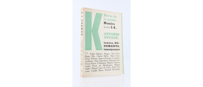 ARTAUD : K Numéro 1&2 - Erste Ausgabe - Edition-Originale.com