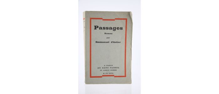 ASTIER : Passages - Erste Ausgabe - Edition-Originale.com